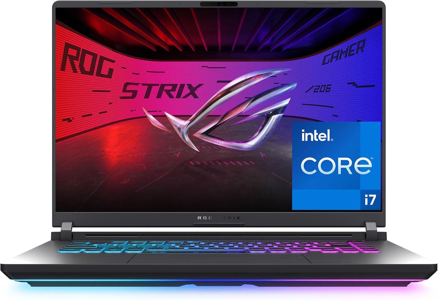 ASUS ROG Strix G16 (2025) Gaming Laptop, 16” FHD+ 16:10 165Hz/3ms Display, NVIDIA® GeForce RTX™ 5060 Laptop GPU, Intel® Core™ i7 Processor 14650HX, 16GB DDR5, 1TB Gen 4 SSD, Wi-Fi 7, Windows 11 Home