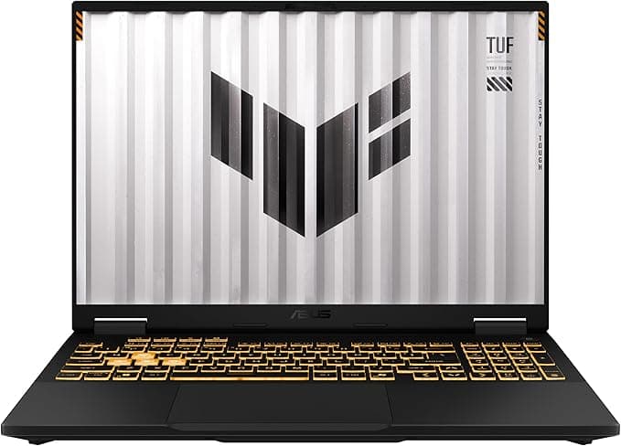 ASUS TUF Gaming F16 (2025) Gaming Laptop, 16” FHD+ 165Hz IPS-Level 16:10 Display, Intel® Core™ i7 Processor 14650HX, NVIDIA® GeForce RTX™ 5050, 16GB DDR5, 1TB PCIe Gen4 SSD, Wi-Fi 6E, Windows 11 Home