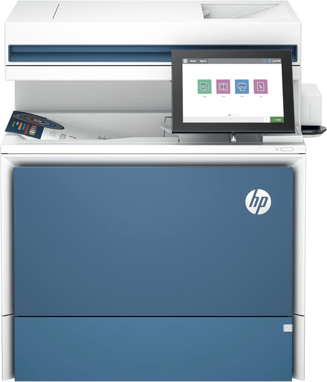 HP Color LaserJet Enterprise MFP 5800dn Printer, Print, Scan, Copy, Best for Business (6QN29A)