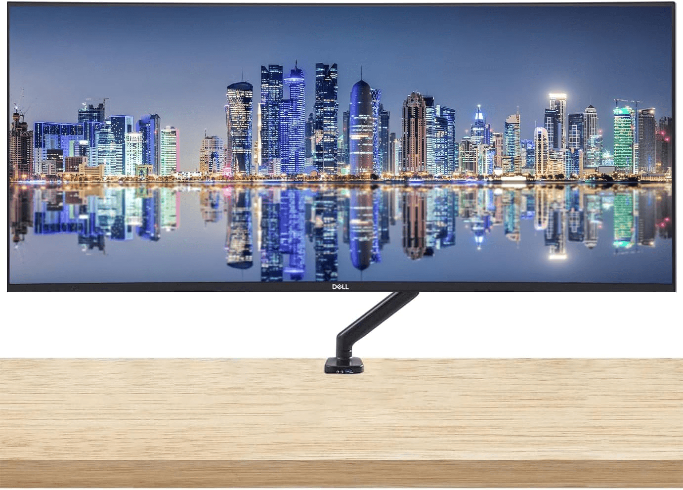 Dell U4021QW Curved 40-inch 2160P 4K WUHD 60Hz 5ms UltraSharp Monitor, Full Dock, IPS, HDMI, DisplayPort, USB Hub, USB-C, Ethernet, Speakers and Desk Mount Monitor Stand