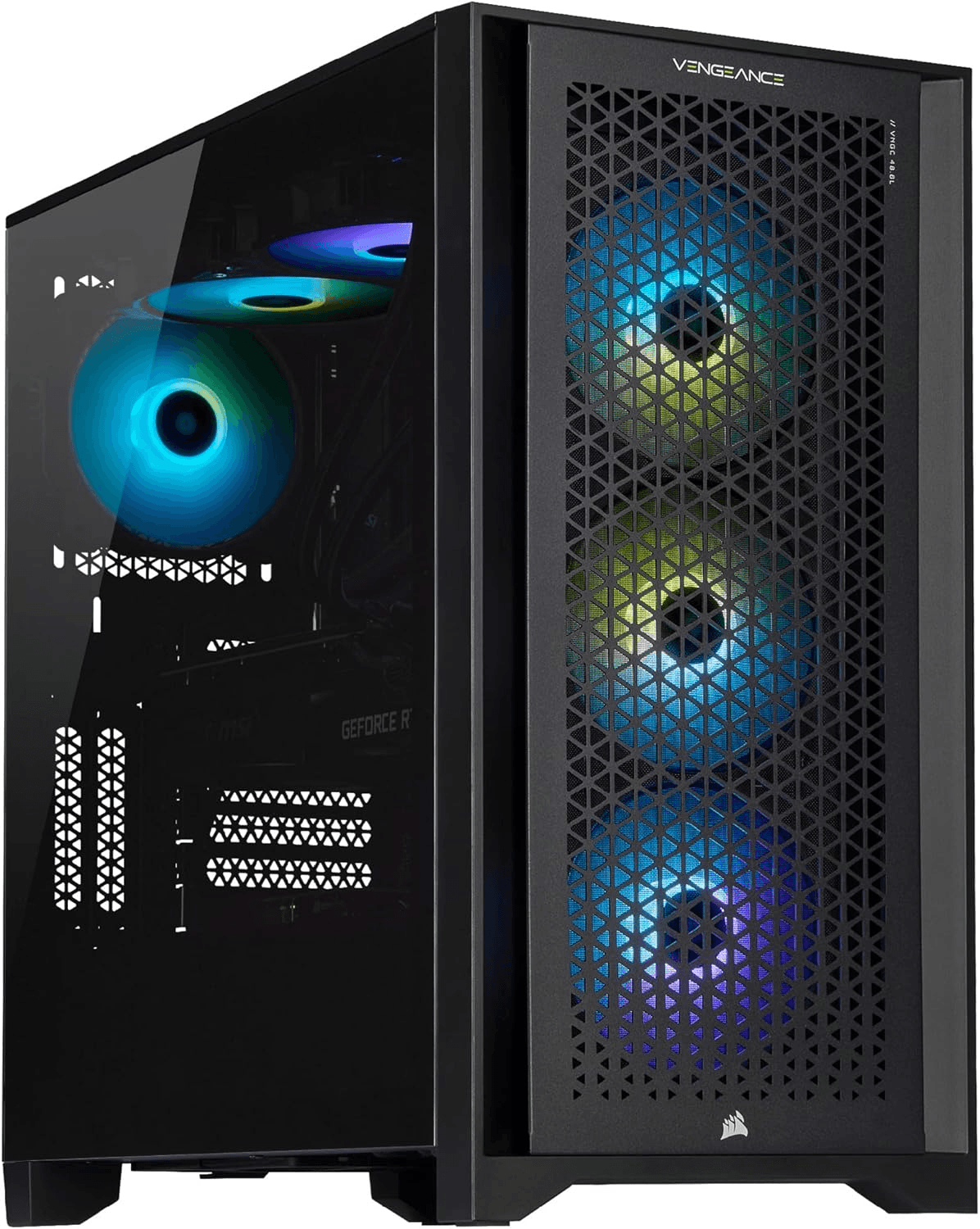 Corsair Vengeance i7300 Series Gaming PC (Liquid Cooled Intel® Core™ i5 12600K CPU, NVIDIA® GeForce RTX™ 3070 Graphics, 16GB Vengeance RGB PRO DDR4 Memory, 1TB M.2 NVMe SSD) Black