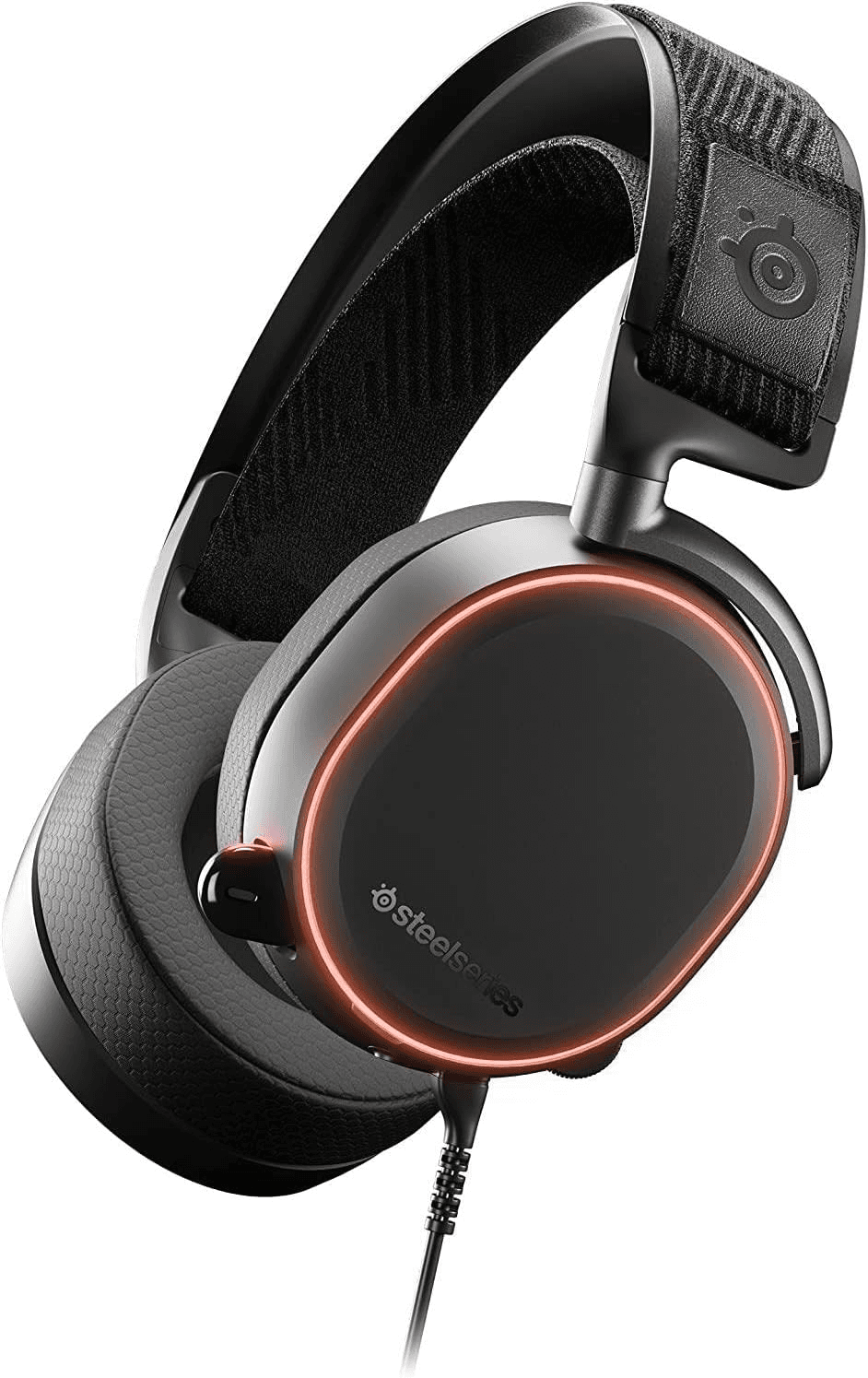 SteelSeries Arctis Pro High Fidelity Gaming Headset - Hi-Res Speaker Drivers - DTS Headphone: X v2.0 Surround for PC, Black