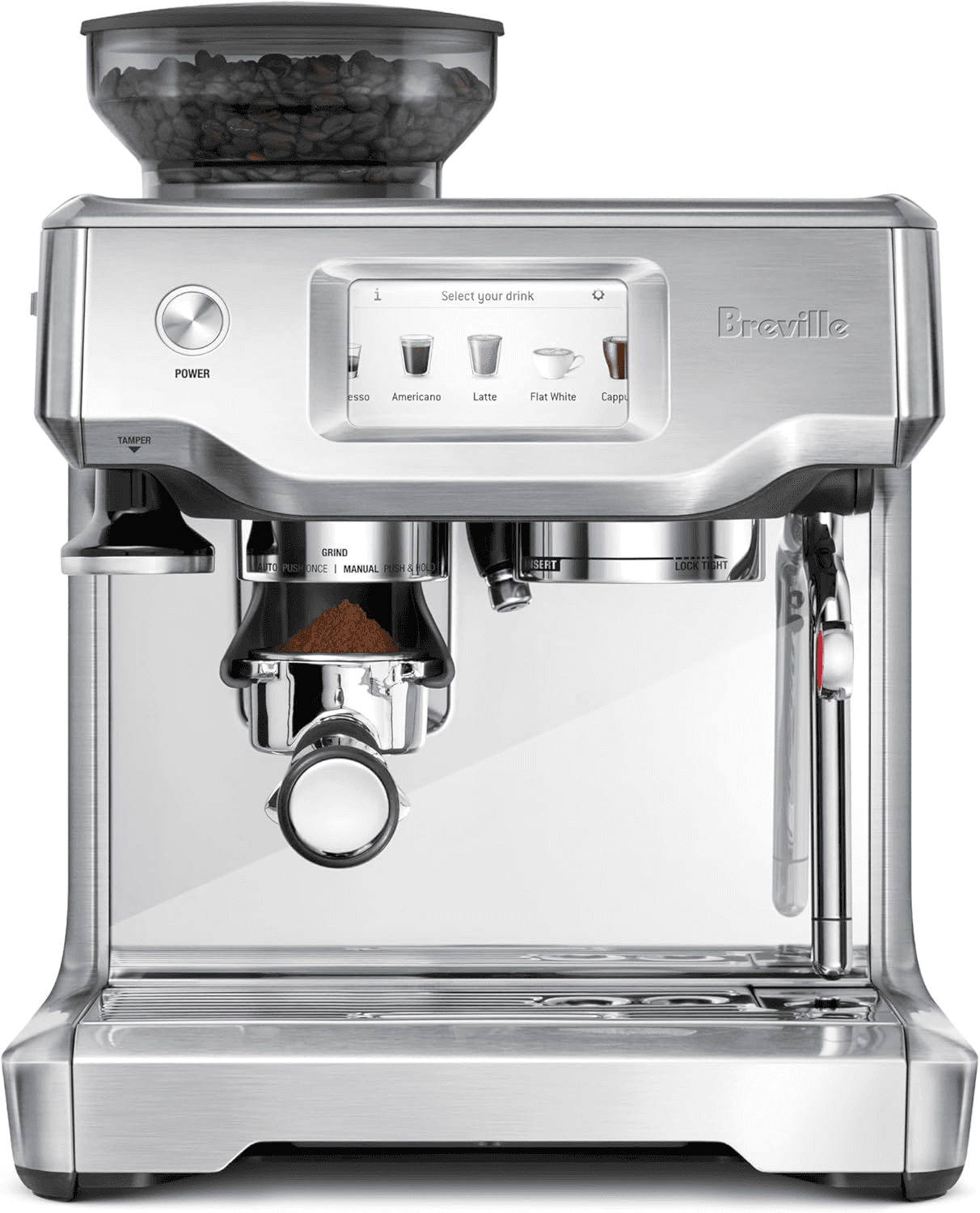 Breville Barista Touch Espresso Machine BES880BSS, Brushed Stainless Steel